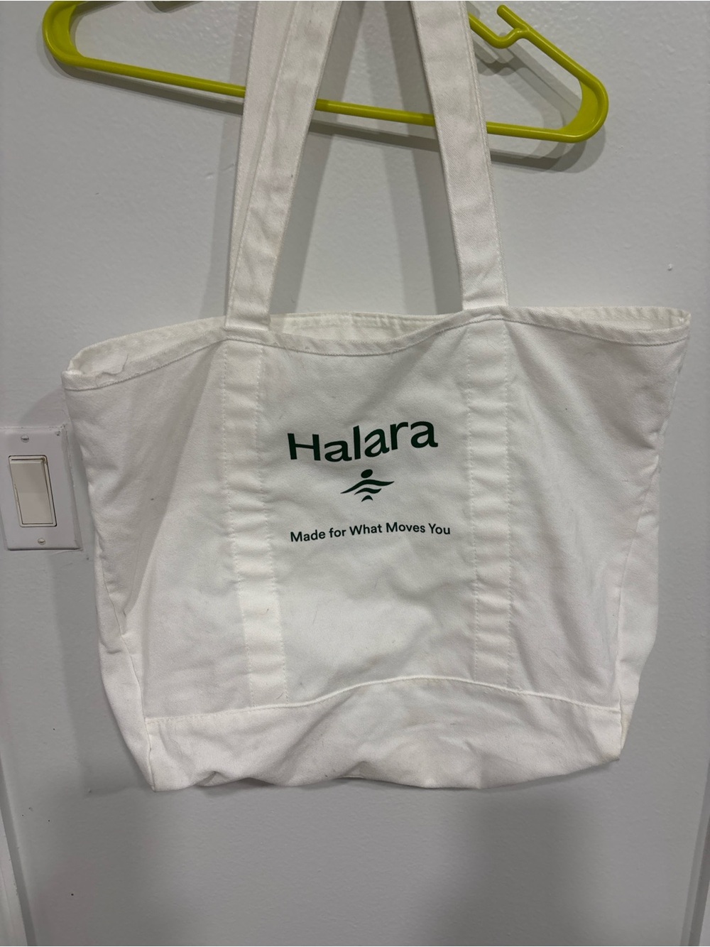Halara canvas tote bag